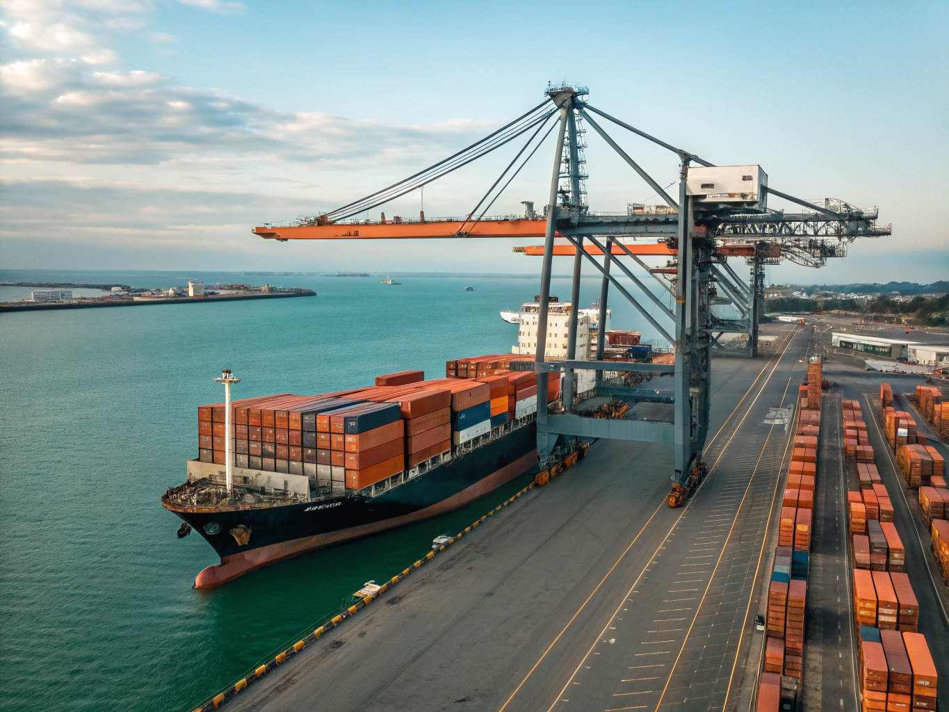 Industrial logistics and heavy cargo shipping